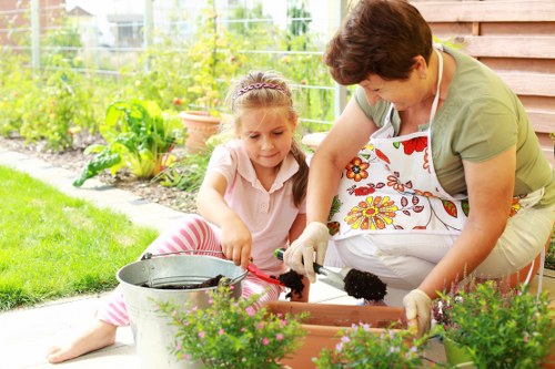 Patio installation planning for a Stockwell home garden